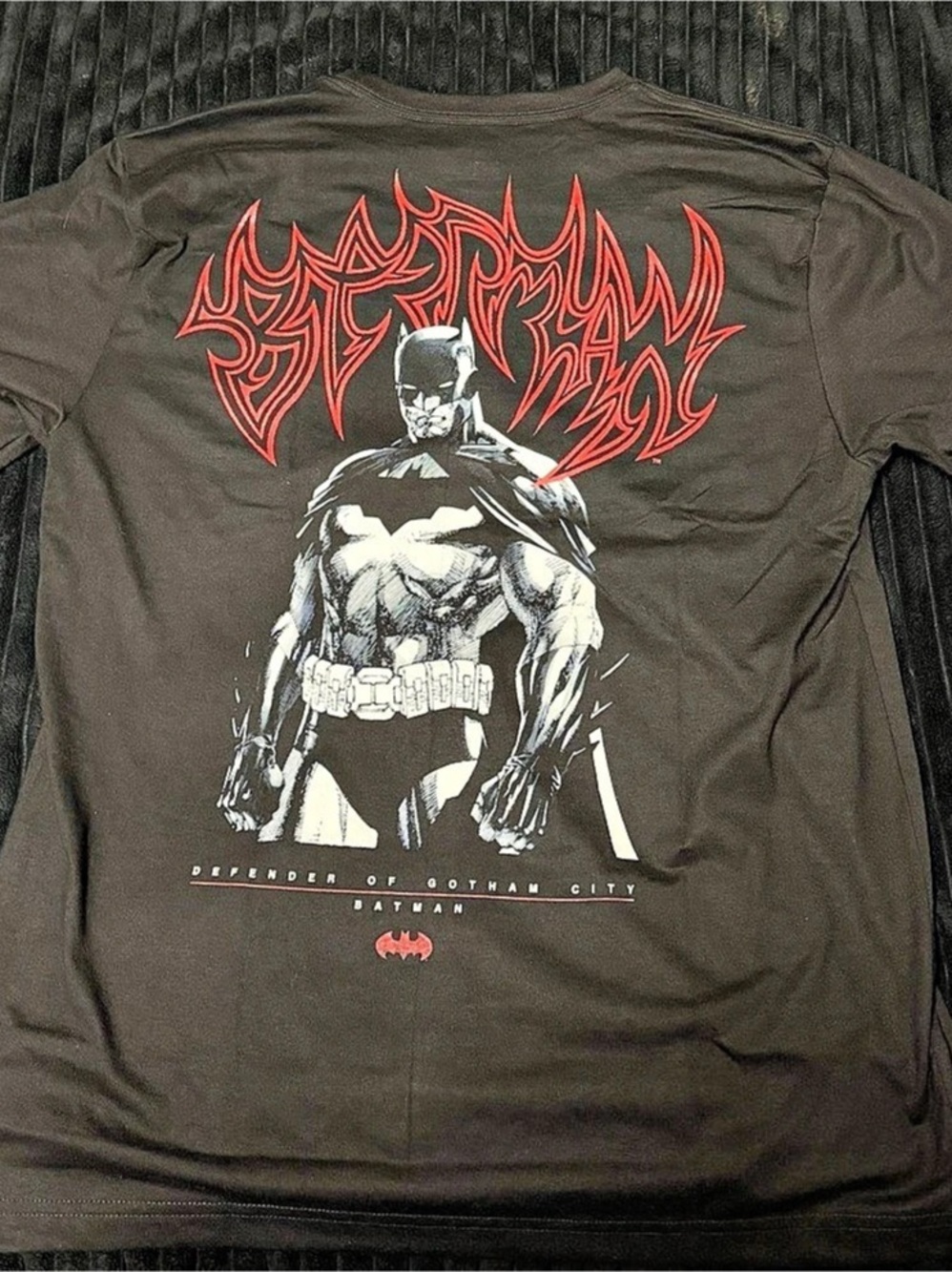 DC Comics Batman Defender of Gotham City Graphic Tee Black